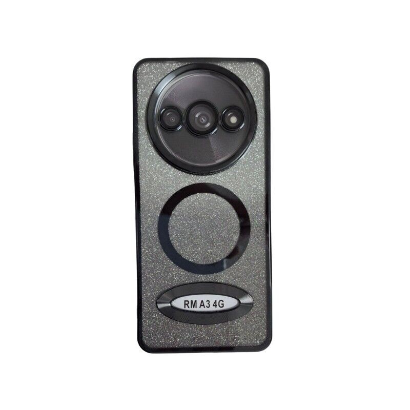 MagSafe maska za mobilni telefon Redmi Redmi A3 Glitter, Crna