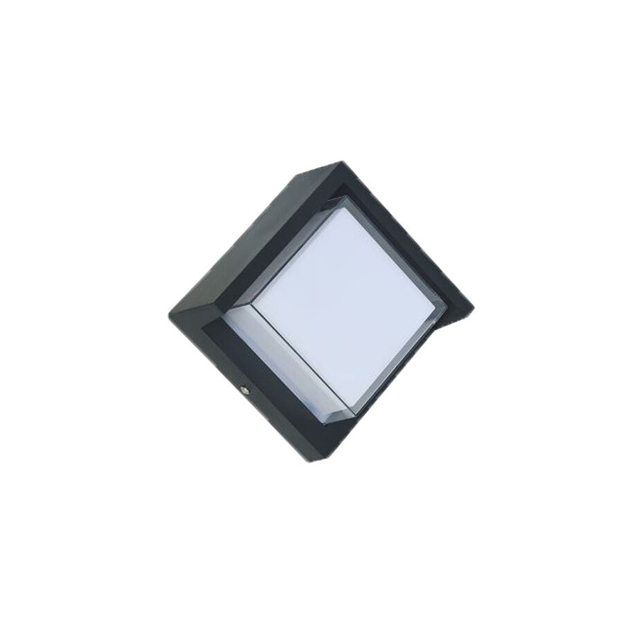 E-light Zidna lampa E-light Abby EL-W4-69, 6W, 4000K, Kvadratna, Crni