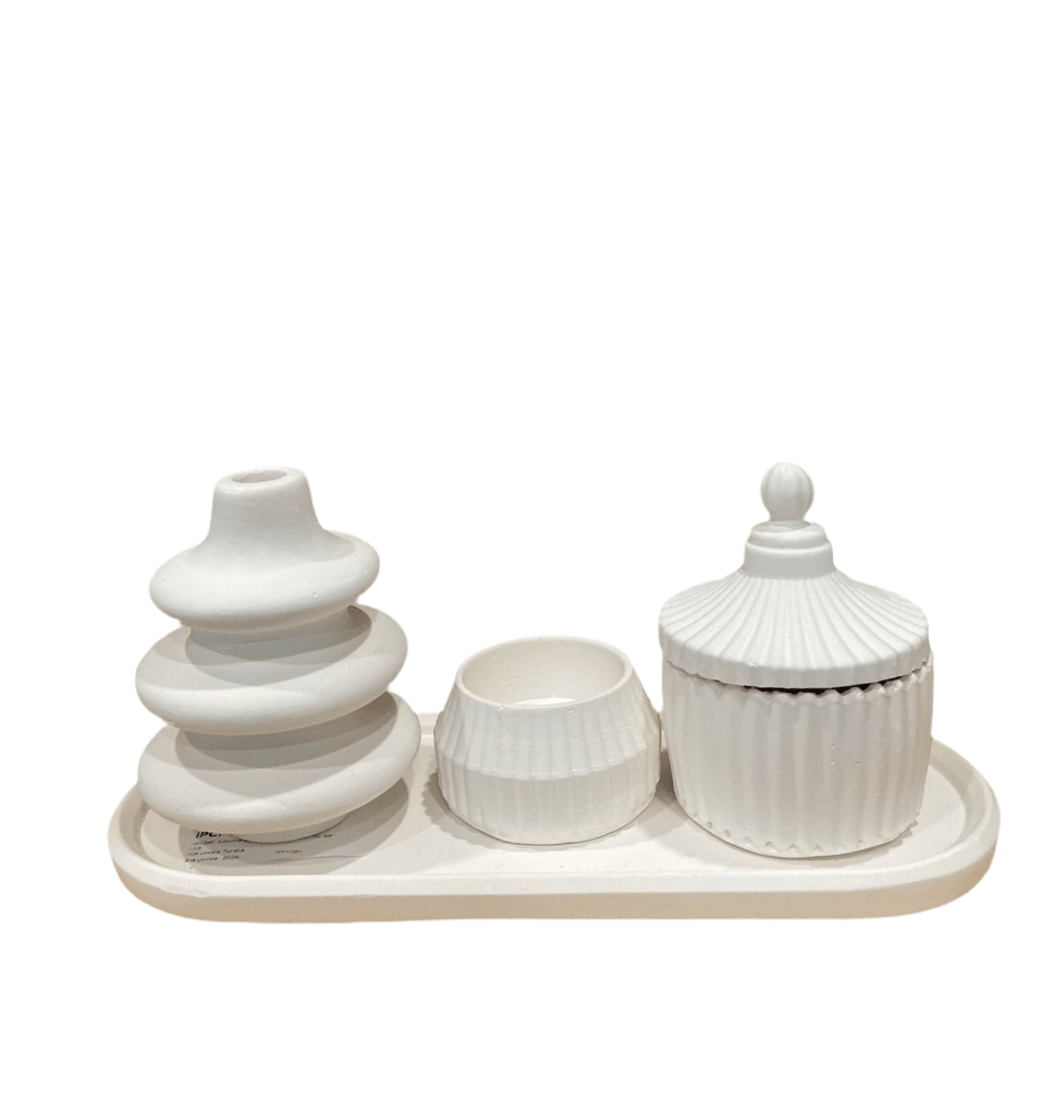 Milleryt Dekorativni set od 4 dijela, ručni rad