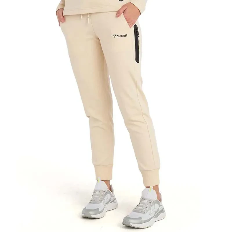 HUMMEL donji dio ženske trenerke HMLFUYU, bež