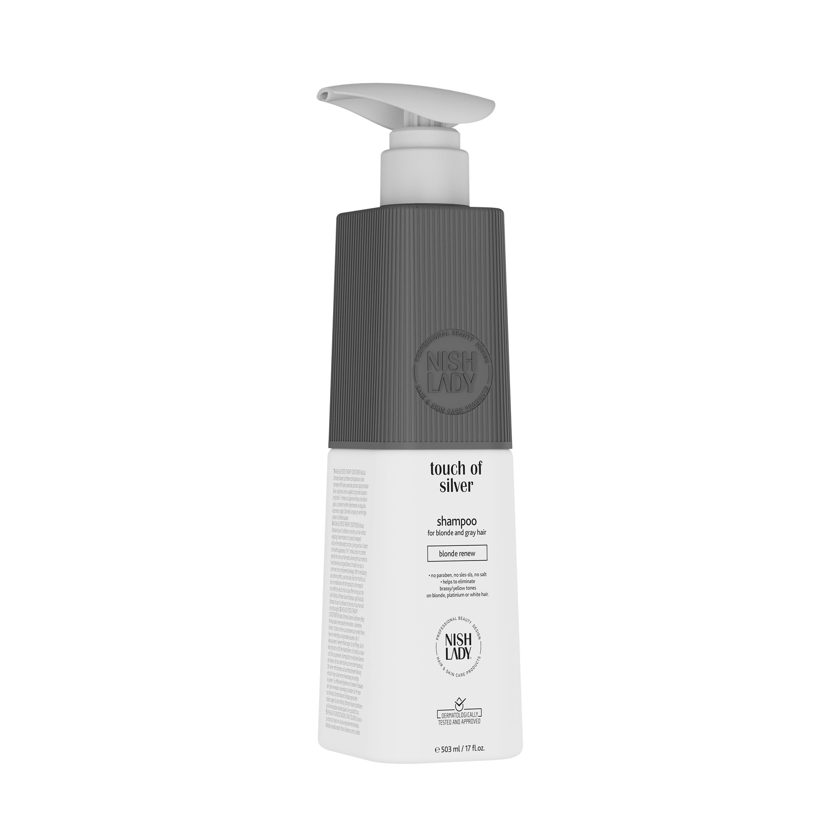 NISHLADY Touch of Silver Šampon za plavu i sijedu kosu - 503ml