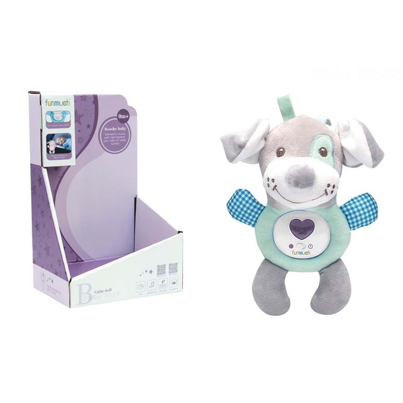 FUNMUCH Koala Star Pets plišana igračka sa zvukom, siva