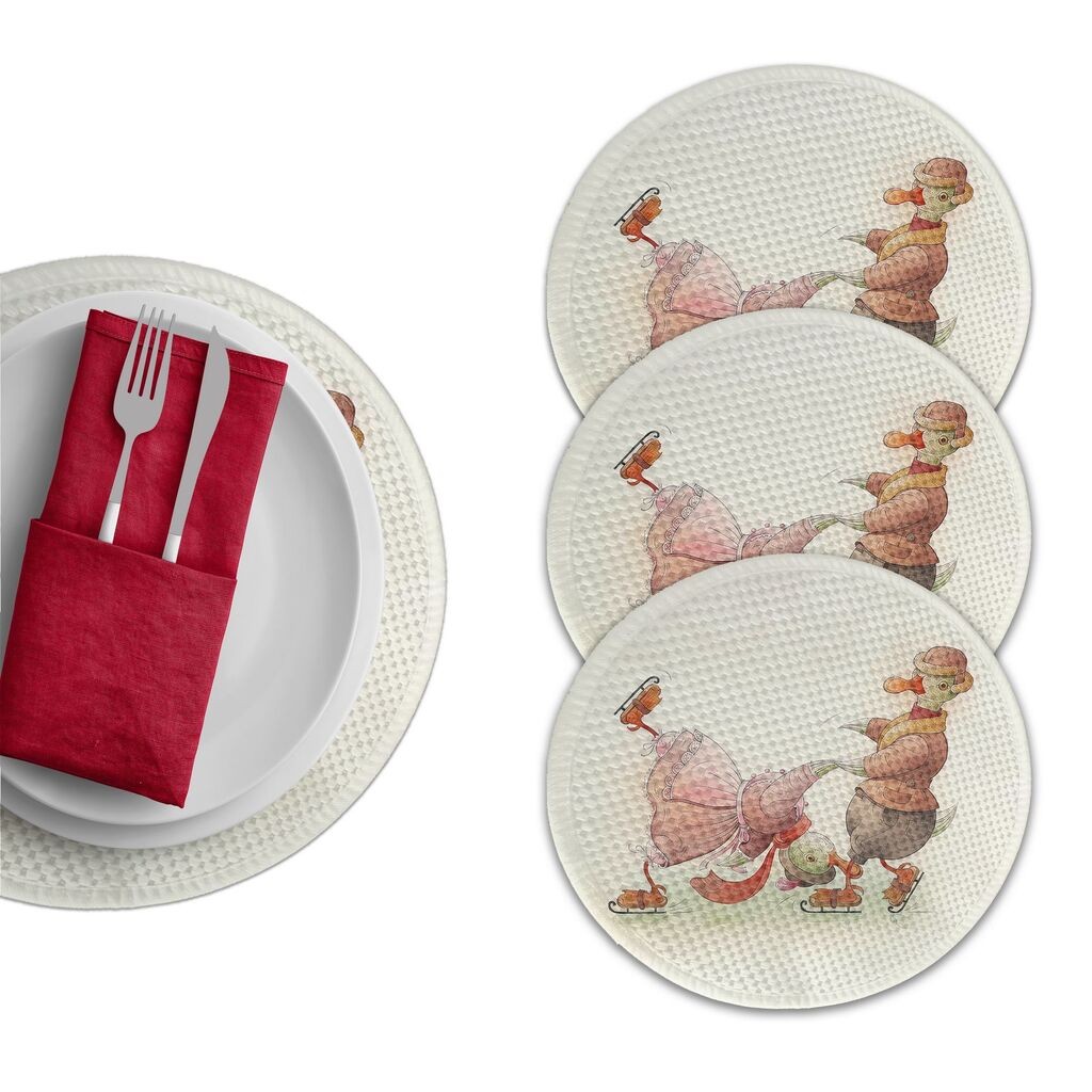 Hermia podmetač za sto 3501Supla, 4 komada, šareni