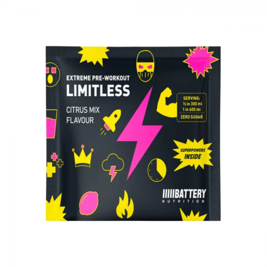 Battery Suplement Limitless, 18g, Citrus Mix