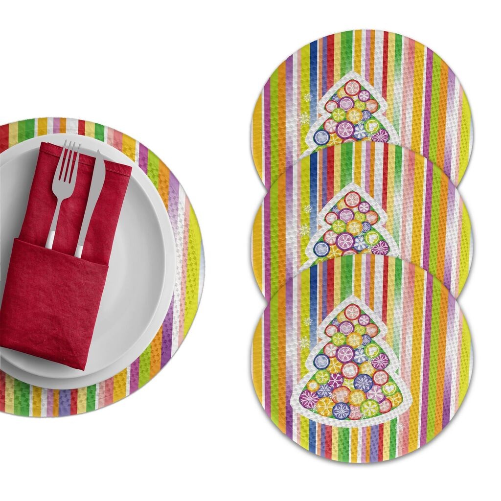 Hermia podmetač za sto 3600 Supla, 4 komada, šareni