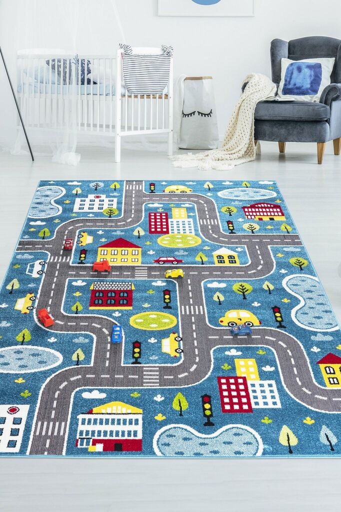 Conceptum Hypnose Tepih Mavi Trafik, 200 x 290cm, Plavi