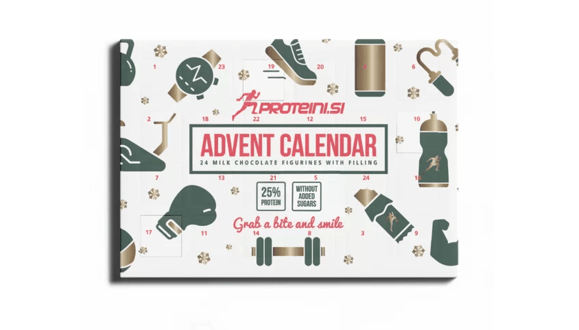 Proteini.si Adventni kalendar, 192g, Praline