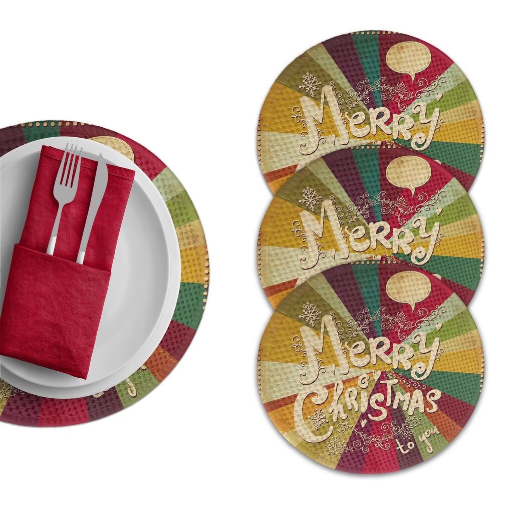 Hermia podmetač za sto 4379 Supla, 4 komada, šareni