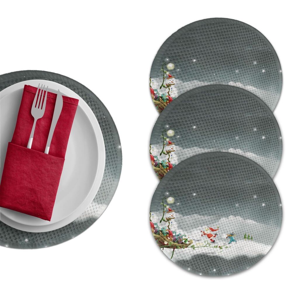 Hermia podmetač za sto 3570 Supla, 4 komada, šareni