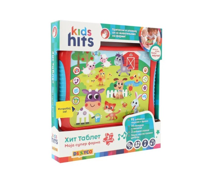 Dječji hitovi igračka udarna ploča moja super farma,