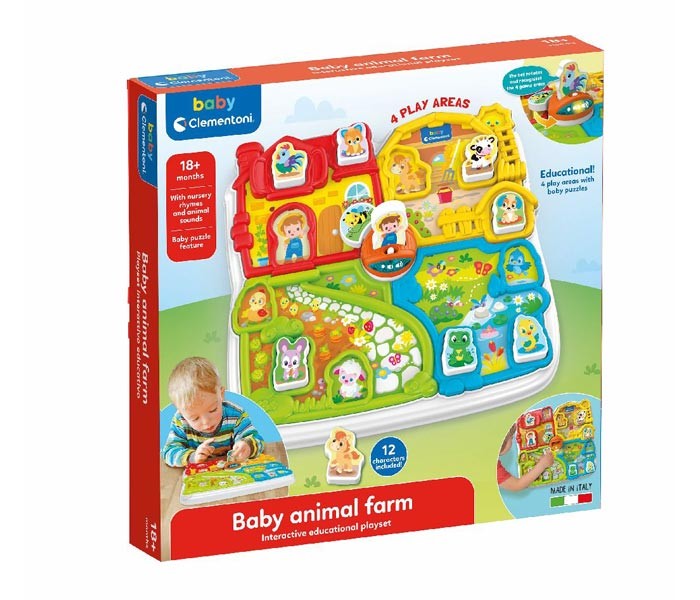 Clementoni Baby CL17716 Interaktivni set za farmu