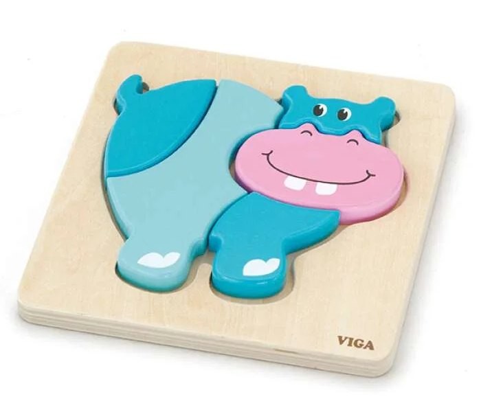 VIGA Hippo slagalica
