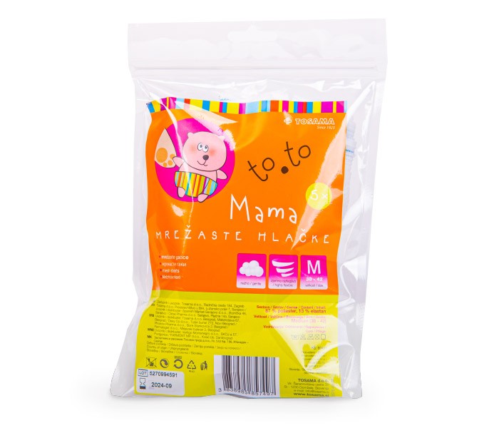 TOSAMA mrežaste gaćice To.To Mama M a5