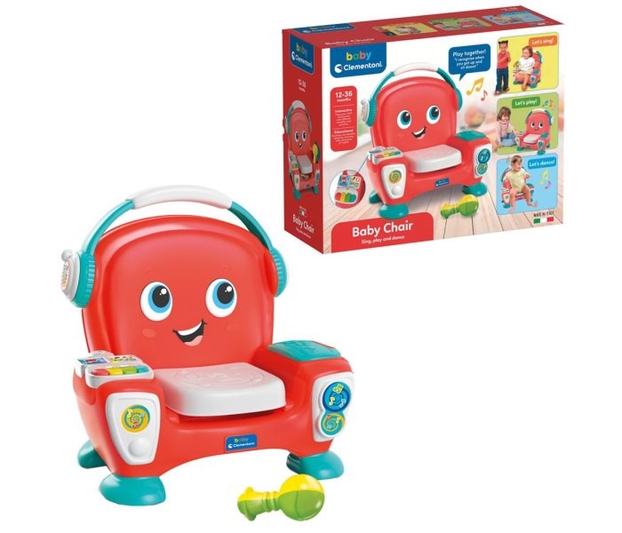 Clementon iToy dječja muzička stolica, crvena