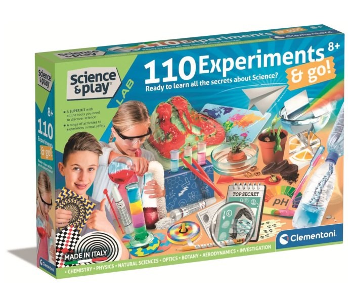 Clementoni naučna igračka 110 eksperimenata, šarena
