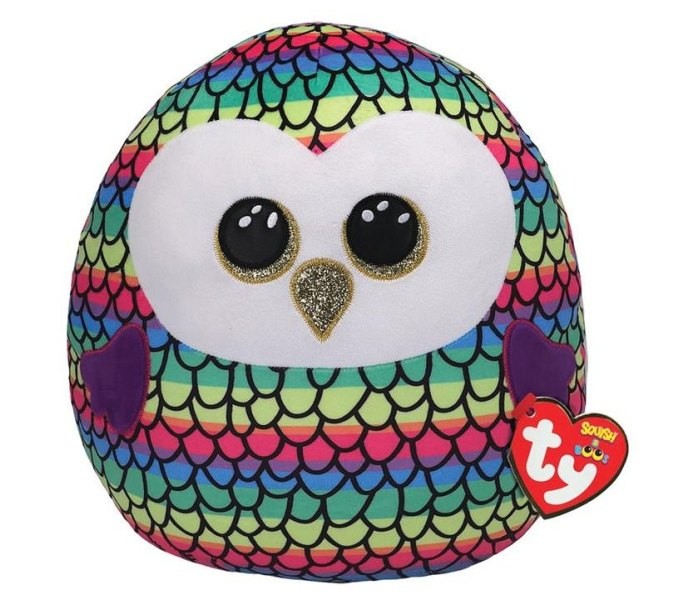 TY Plišana igračka Sova Owen šarena