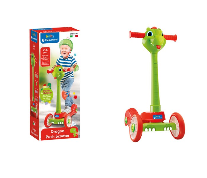 Clementoni Scooter Clementoni. Dragon. Zeleno