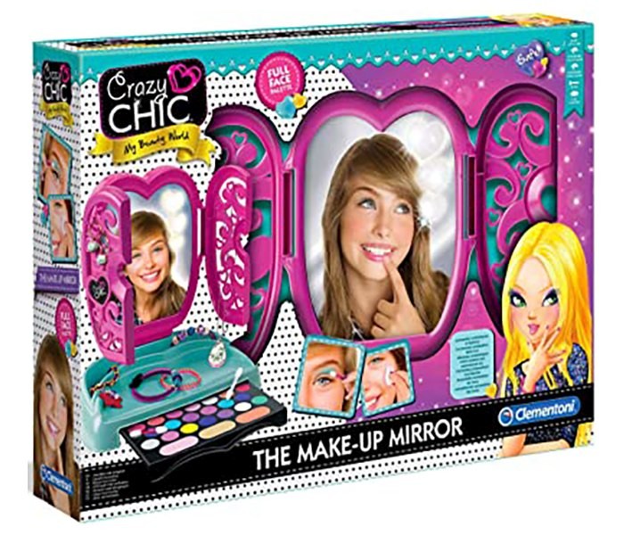 CLEMENTONI Crazy Chic set za šminkanje s ogledalom 18541