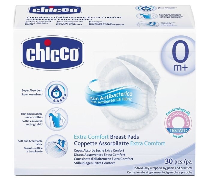 CHICCO jastučići za grudi 30 pari.