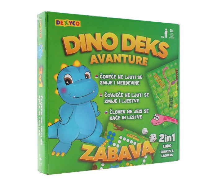 Deki Co društvene igre Avanture s dinosaurima na palubi, Šarene