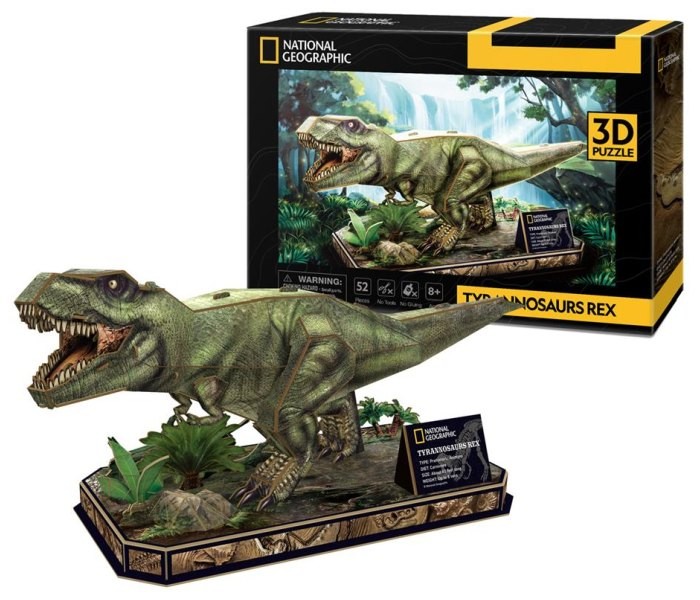 KUBIČNA ZABAVNA Slagalica 3D T-Rex DS1051h
