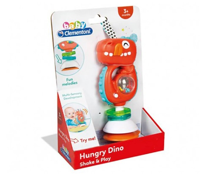 CLEMENTONI BEBY Zvečka s dinosaurom