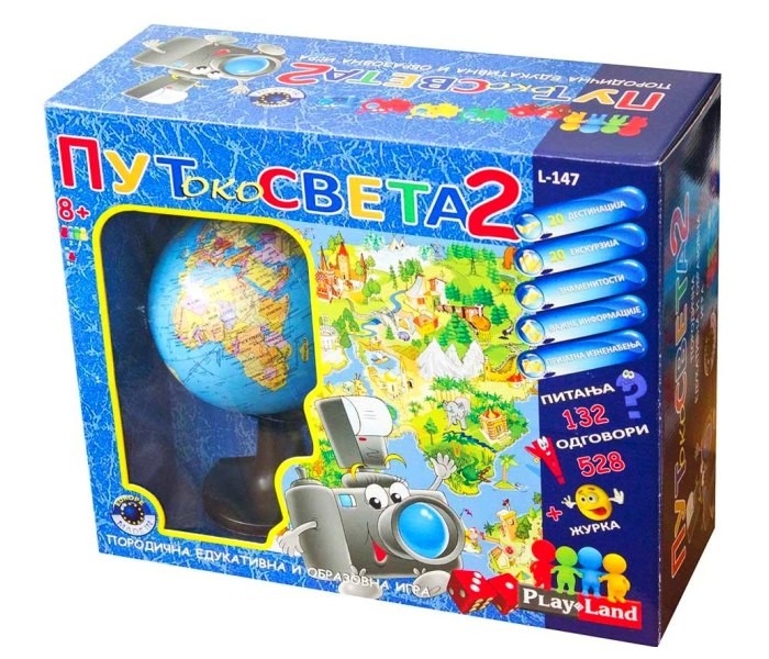 PLAY LAND Društvena igra Oko svijeta 2