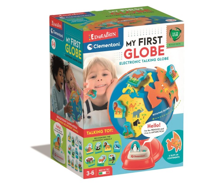 Clementoni Igračka moj prvi globus, Šarena