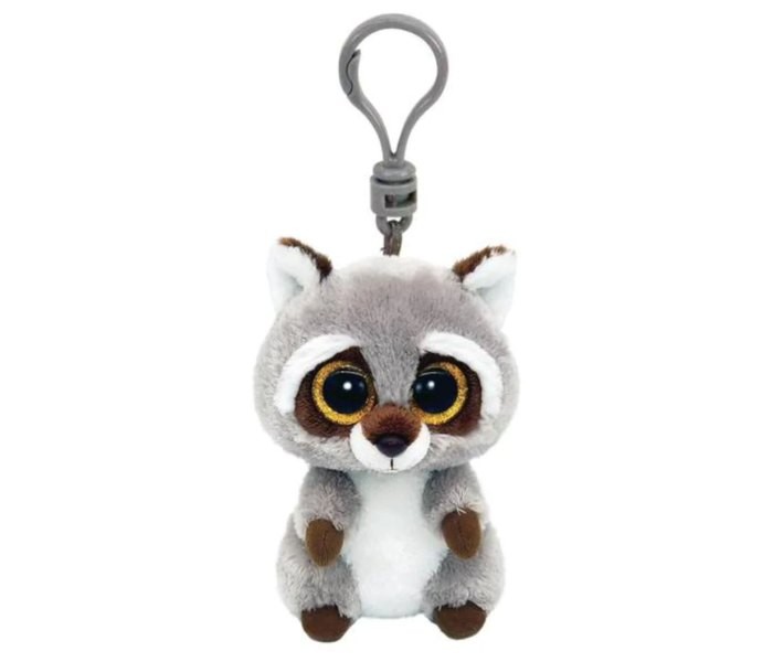 Autobus Ouki, 8,5 cm - sivi rakun - kopča