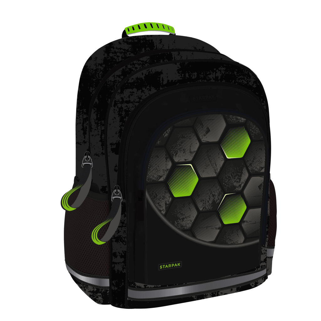 STARPAK Ruksak nogomet, Crni