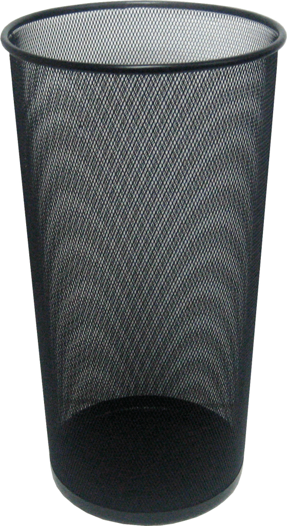 Metalna korpa za kišobrane, Crna