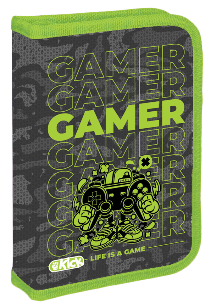 Kick Pernica 1-zip gamer, Siva