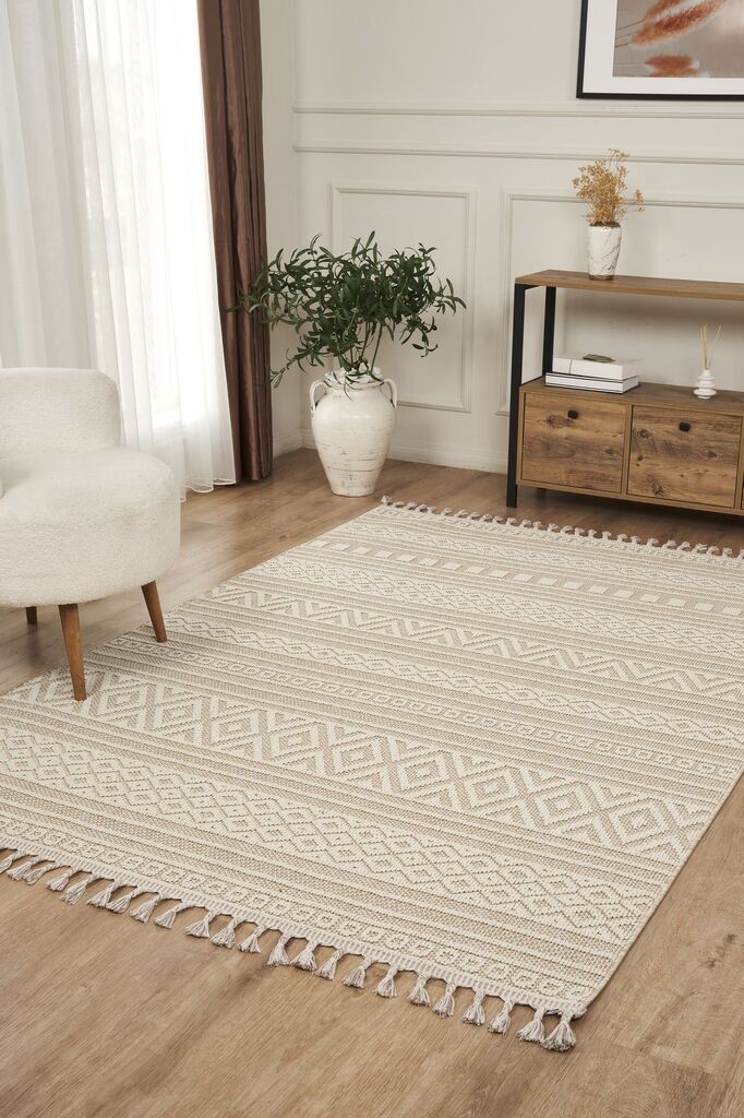 Conceptum Hypnose Tepih Beverly 2213, 60x100 cm, Bijeli