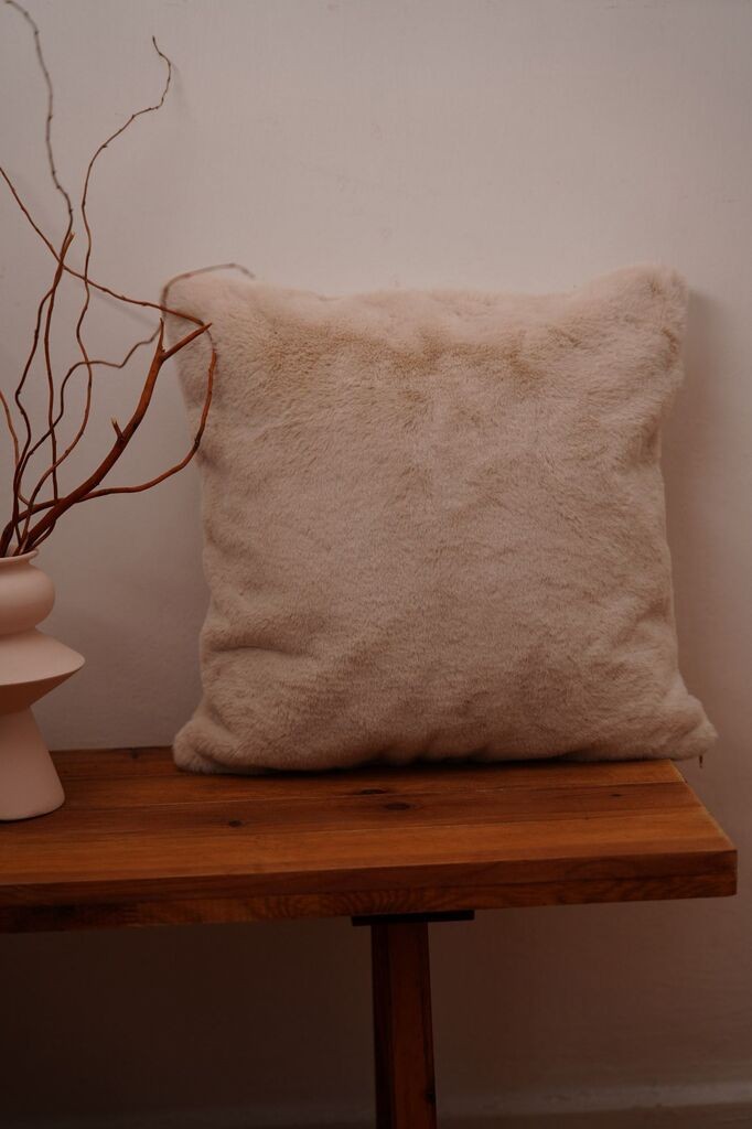 Aberto Design Dekorativni jastuk Pelus, 43x43 cm, Bež