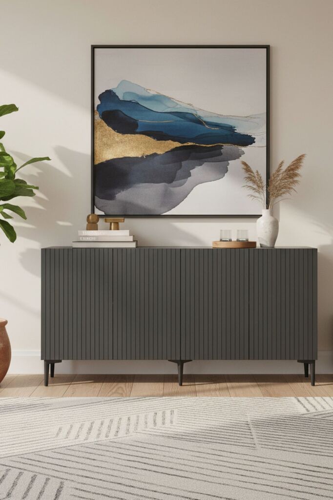 Hanah Home Komoda Zeynep 150, Antracit