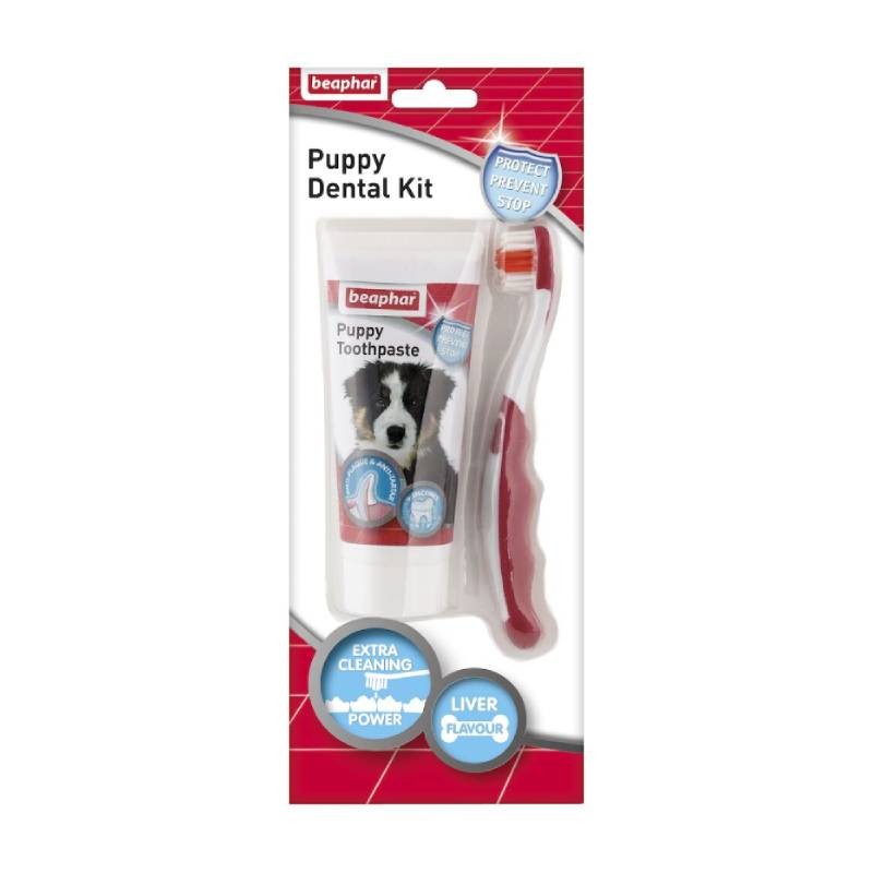 BEAPHAR Stomatološki set za štence 50gr crveni