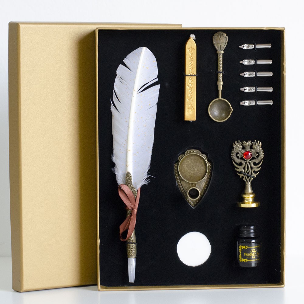 Veliki set za pisanje, Bijeli