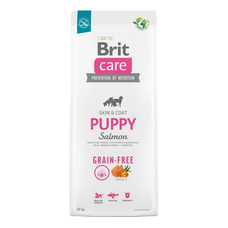 BRIT Care Puppy Skin&Coat bez žitarica s lososom, vreća od 12 kg