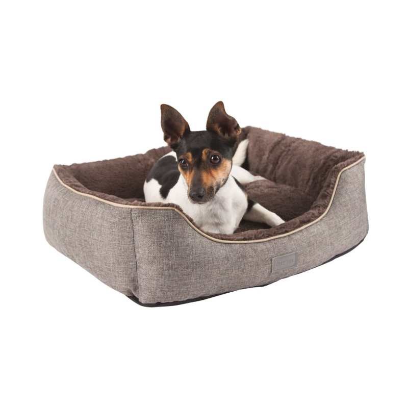 KERBL Udobni krevet Samuel - Siva/tamno siva, 60 x 50 x 17 cm