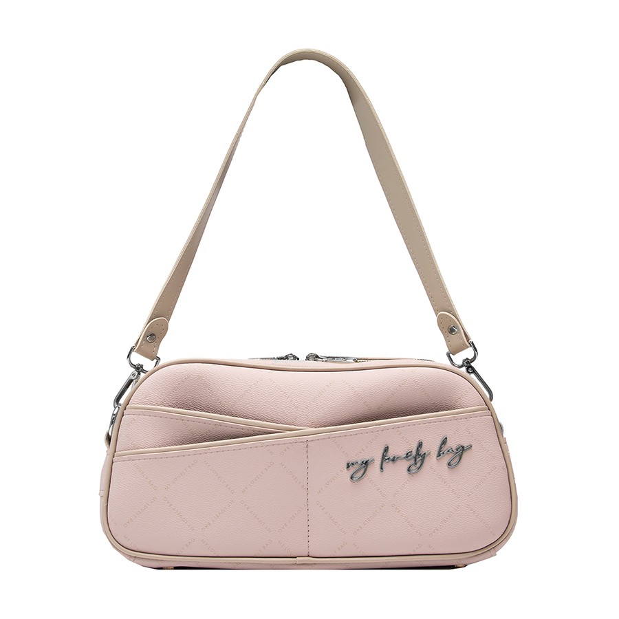 Lovely Bag  NELLIE - MLB puder torba - Crni metal