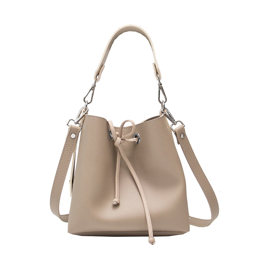 Lovely Bag  IZZY - tamno bež torba - Srebrni metal