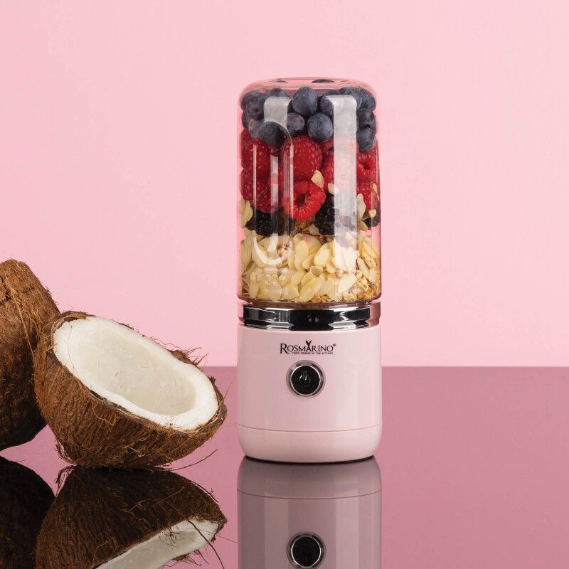 Rosmarino Prijenosni blender NutriMak 2 GO, roze boje
