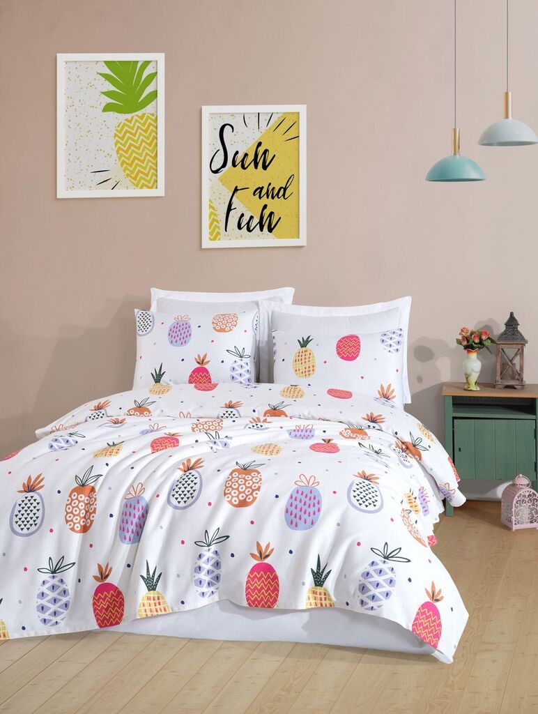 L'essentiel Maison set posteljine Iva, 200x235 cm, šareno