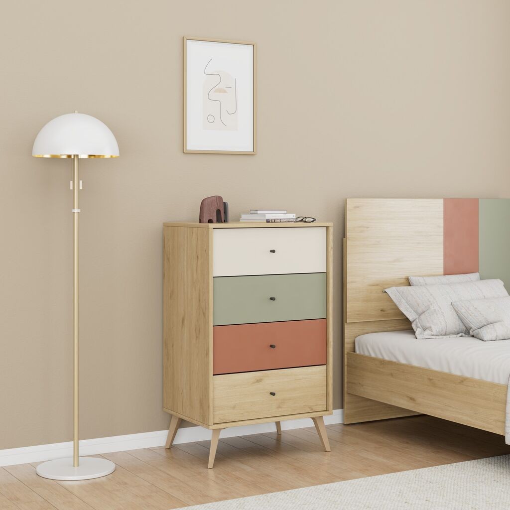 Hanah Home Komoda s ladicama Tsf-940-Fx-1, 60x100x44 cm, Šarena