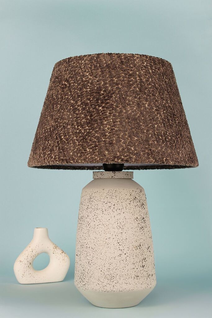 Opviq Stona lampa BK119, Smeđe-siva