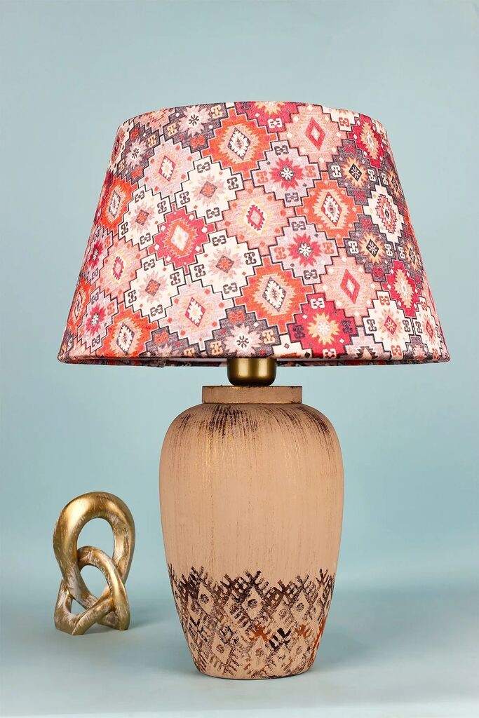 Opviq Stona lampa BK076, Šarena