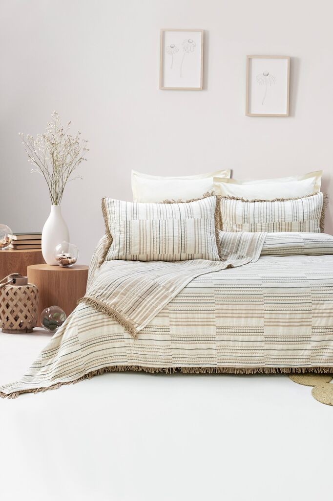 L'essentiel Maison set posteljine Lia, 240x260 cm, bež