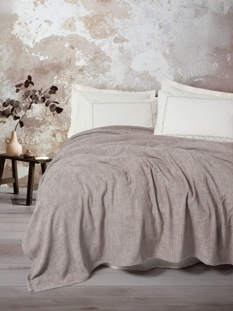 L'essentiel Maison set posteljine Loom, 240x230 cm, krem