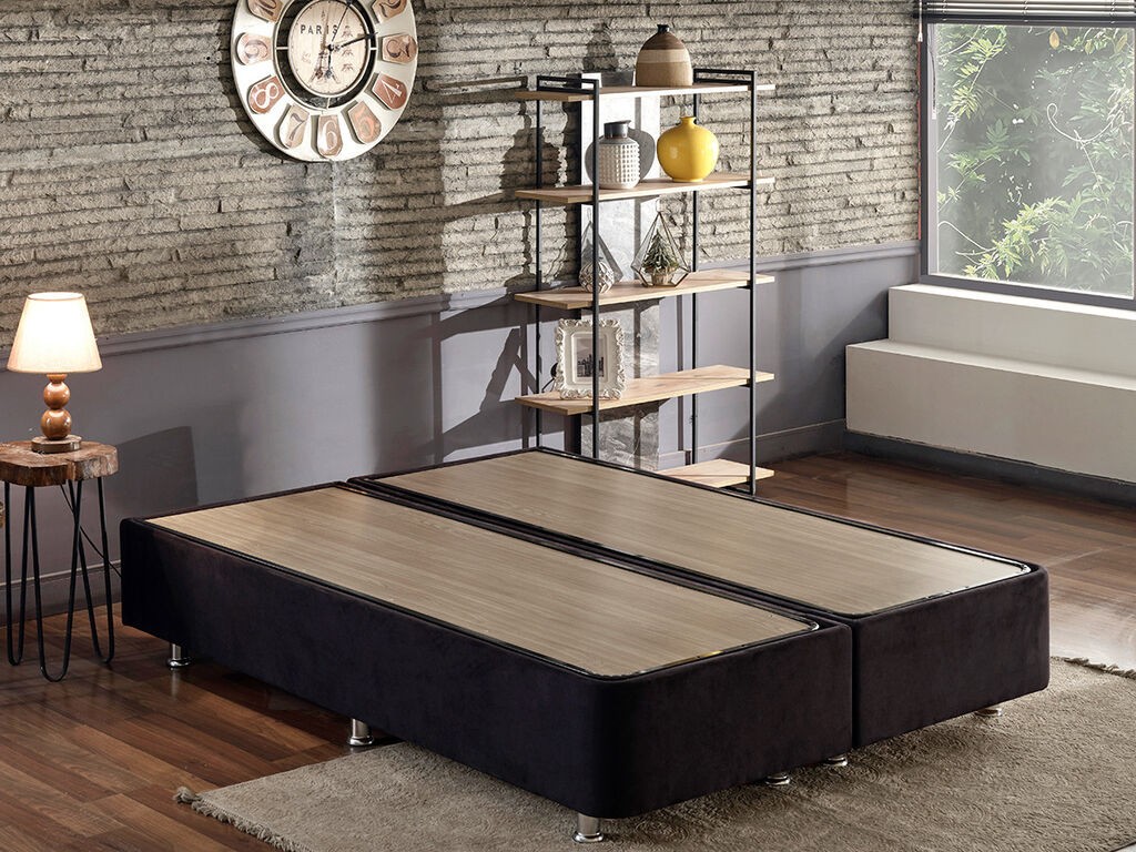 Hanah Home Base za krevet Ela, 140x38x190 cm, Crna