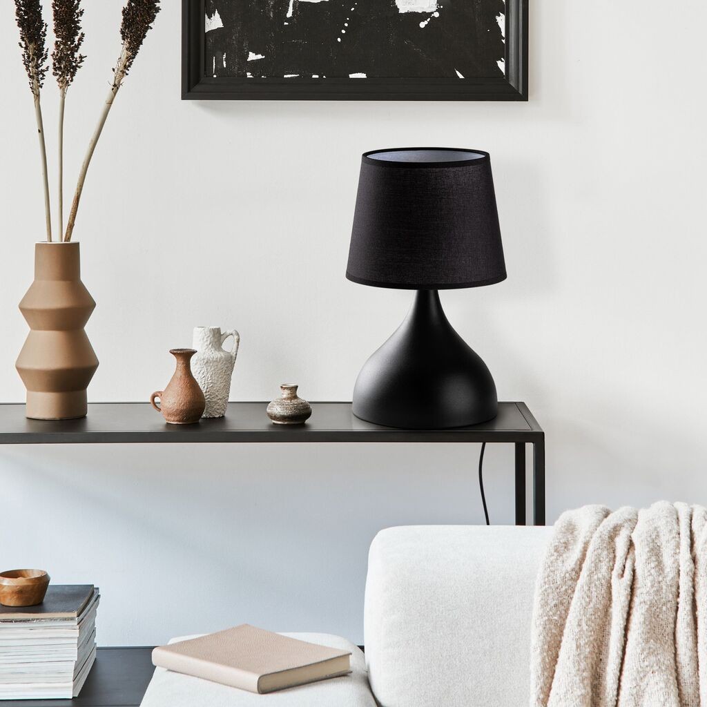 Opviq Stona lampa Gota-15470, Crna